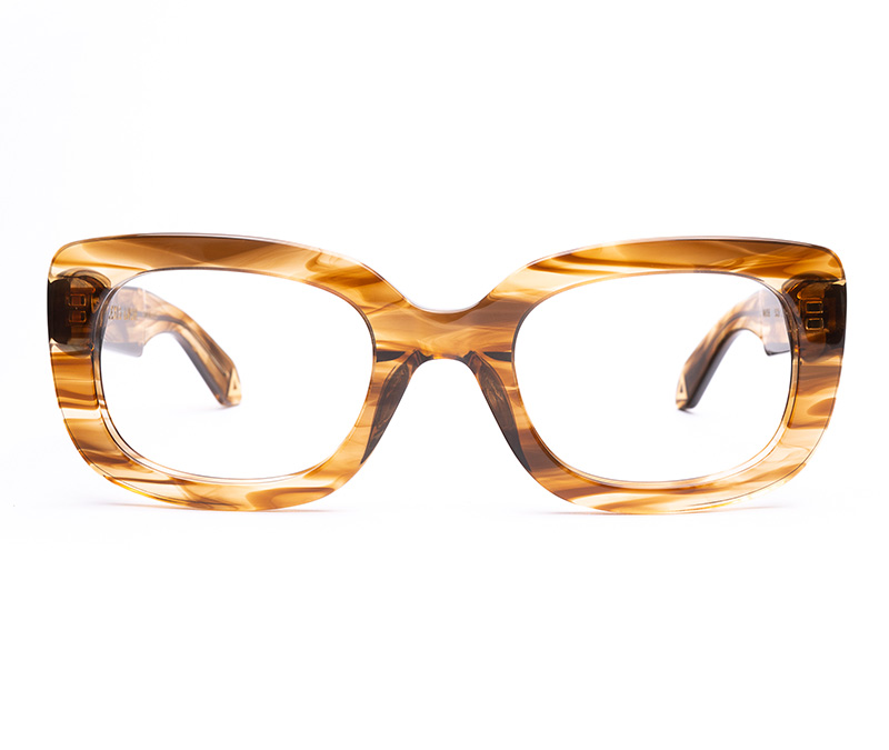 Amor Optical Maude frames in Smokey Cedar Drift