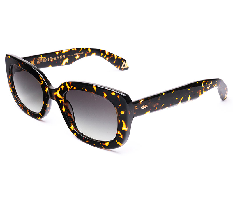 Amor Optical Maude sunglasses in Amber Fleck