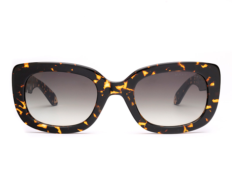 Amor Optical Maude sunglasses in Amber Fleck