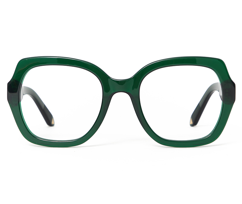 Alexis Amor Mimi frames in Deepest Darkest Emerald