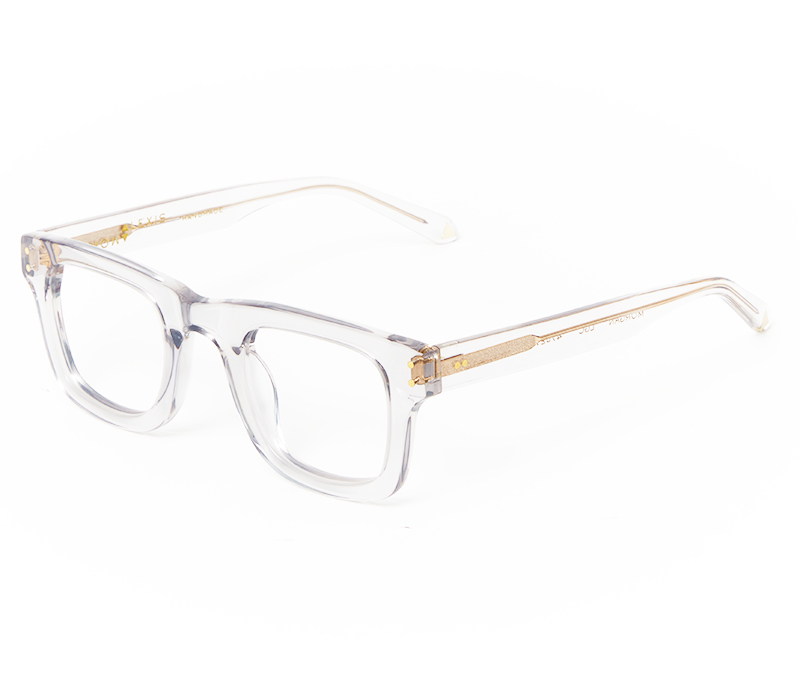 Alexis Amor Morgan frames in Light Grey Crystal