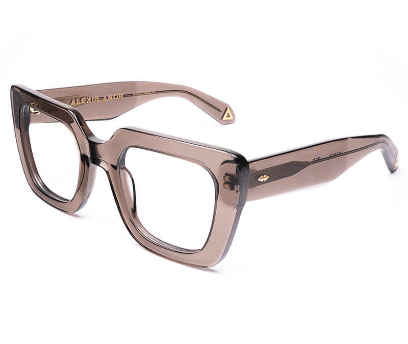 Amor Optical Nancy frames in Brownstone Grey