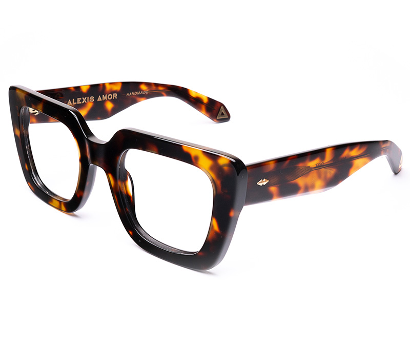Amor Optical Nancy frames in Deep Dark Tortoise