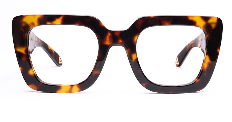 Amor Optical Nancy frames in Deep Dark Tortoise