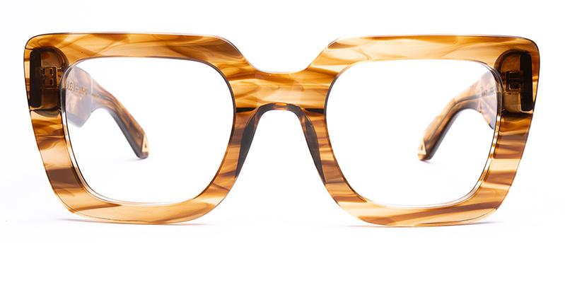 Amor Optical Nancy frames in Smokey Cedar Drift