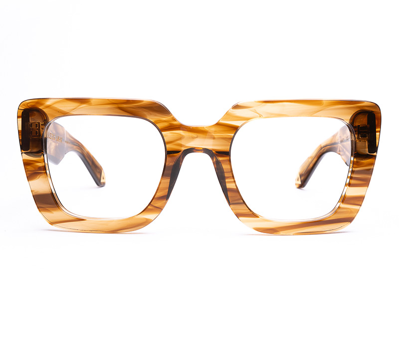 Amor Optical Nancy frames in Smokey Cedar Drift
