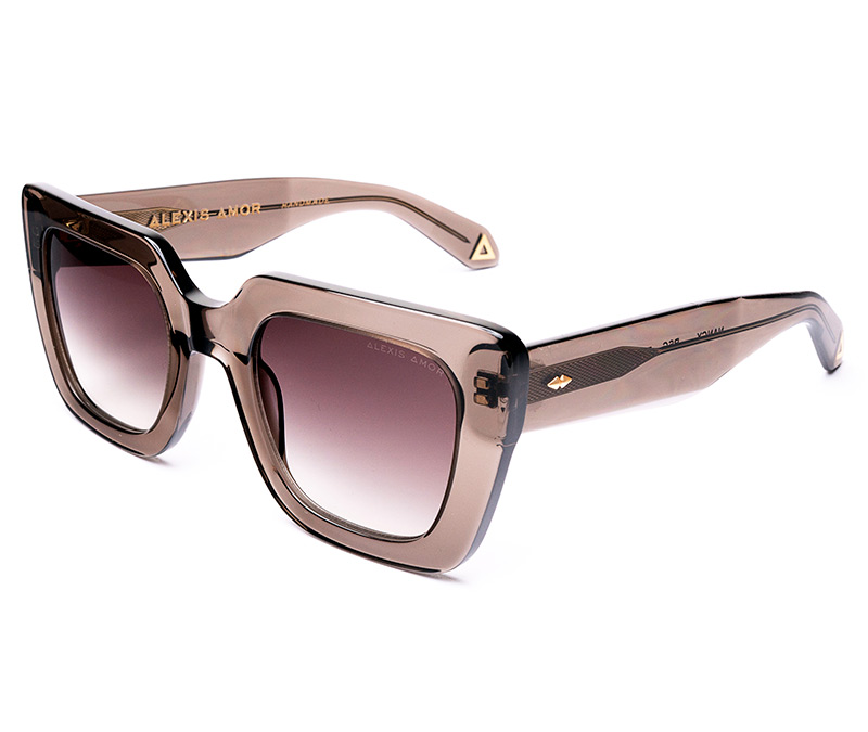 Amor Optical Nancy sunglasses in Brownstone Grey