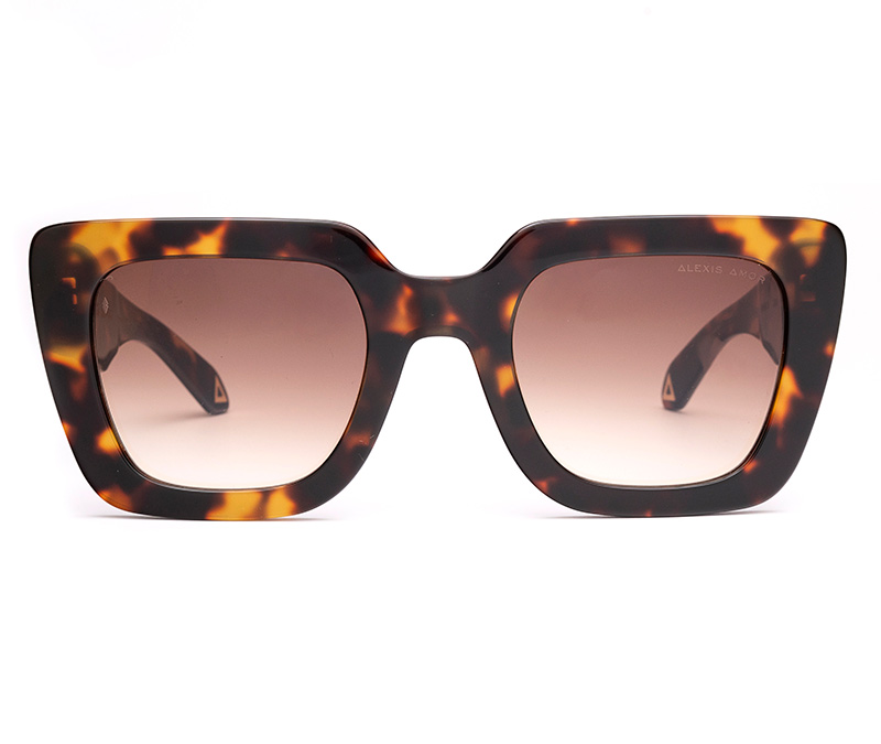 Amor Optical Nancy sunglasses in Deep Dark Tortoise