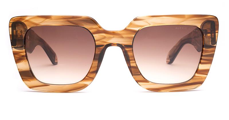 Amor Optical Nancy frames in Smokey Cedar Drift