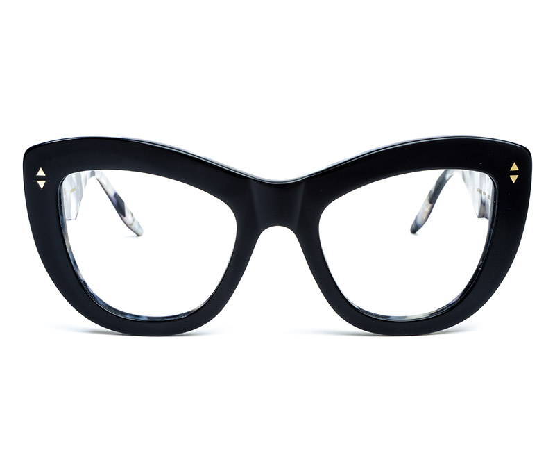 Alexis Amor Nathalie frames in Gloss Piano Black Marble