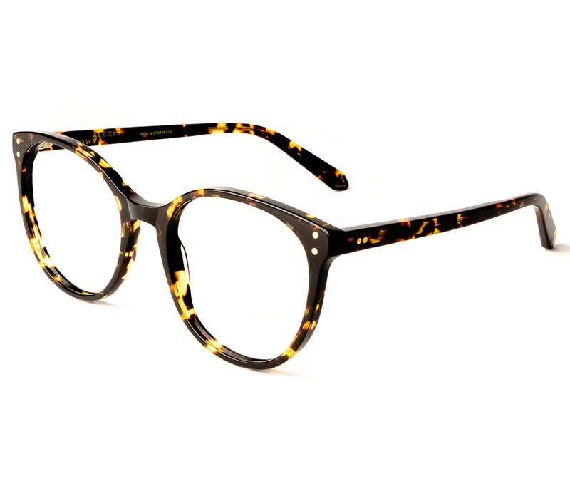 Alexis Amor Olive frames in Amber Fleck