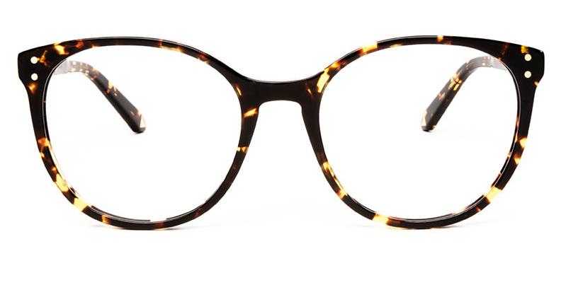 Alexis Amor Olive frames in Amber Fleck