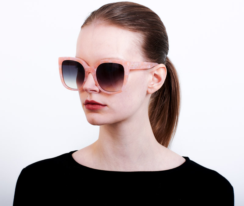 Alexis Amor Orla sunglasses in Hot Pink Marble