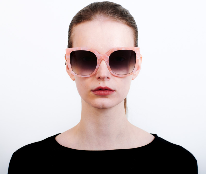 Alexis Amor Orla sunglasses in Hot Pink Marble