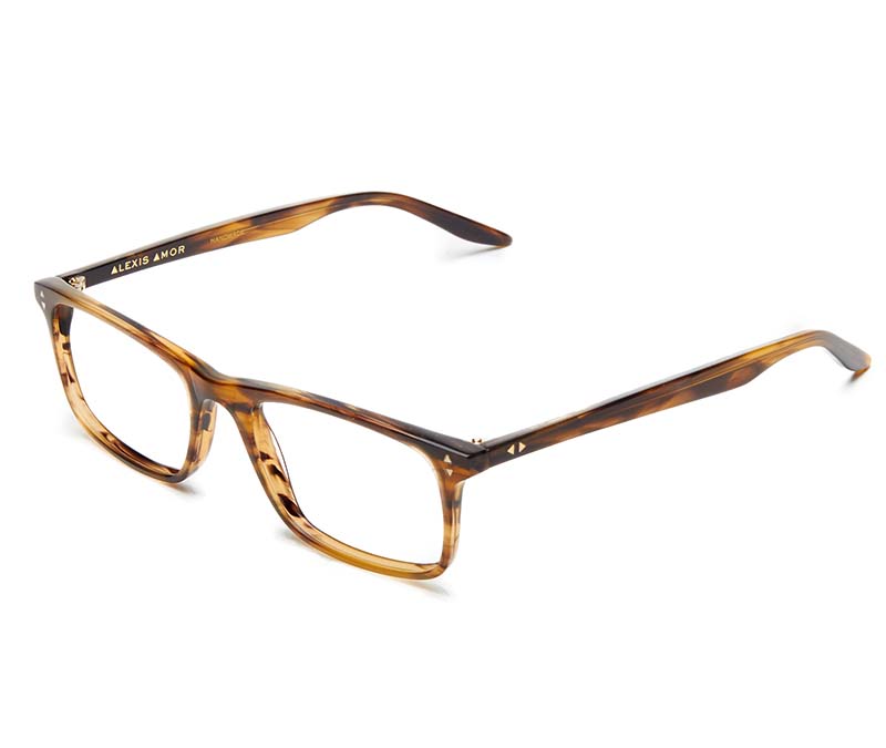Alexis Amor Oscar SALE frames in Brown Multi Stripe