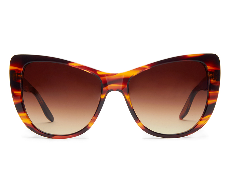 Alexis Amor Ottilie SALE sunglasses in Smooth Caramel Stripe