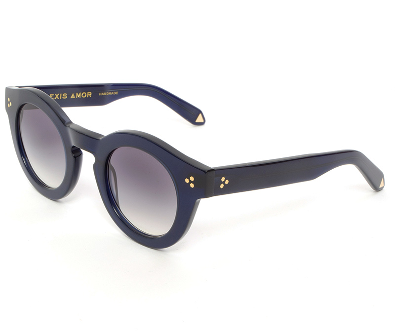 Alexis Amor Parker frames in Deepsest Cobalt Blus