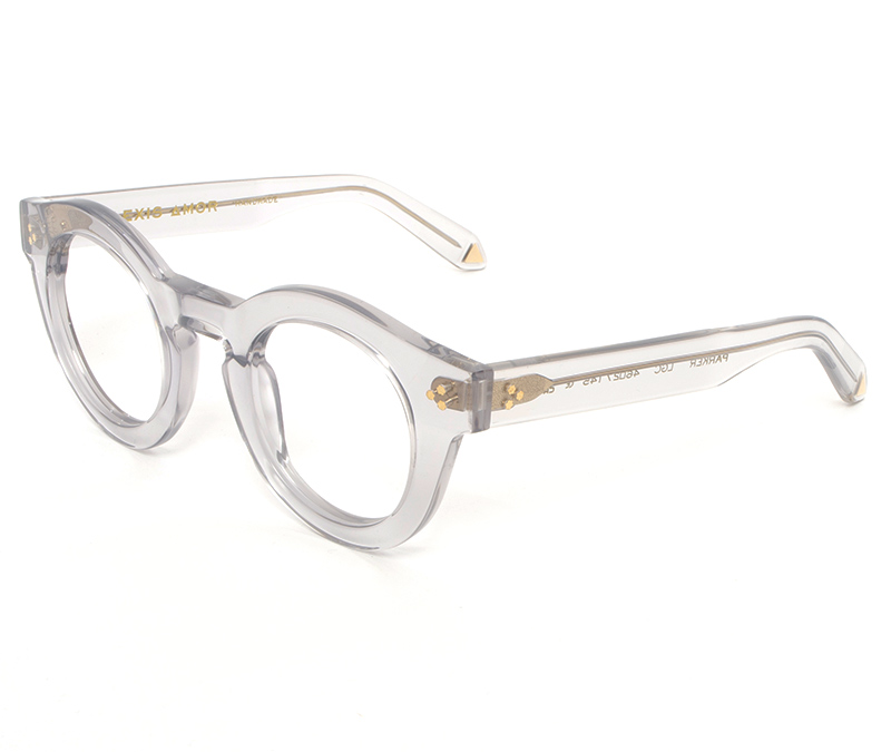 Alexis Amor Parker frames in Light Grey Crystal