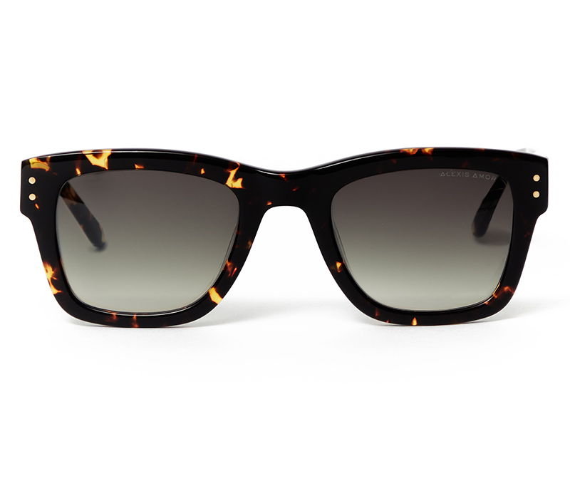 Alexis Amor Ralph sunglasses in Amber Fleck