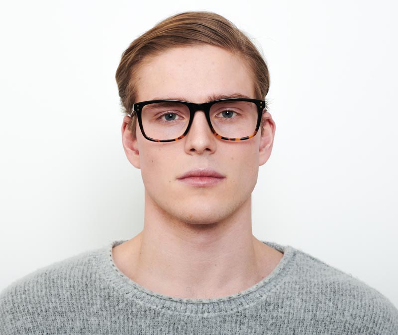 Alexis Amor Remi frames in Gloss Black + Havana