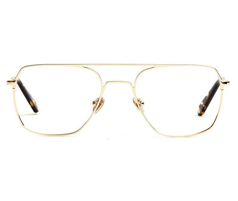 Alexis Amor Rex frames in Mirror Gold