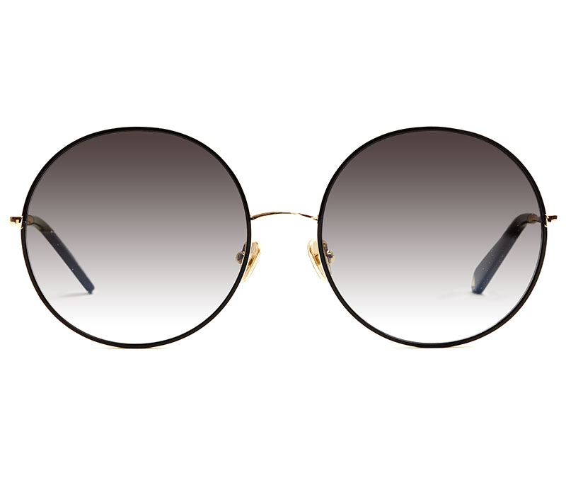 Alexis Amor Rio sunglasses in Mirror Gold Gloss Black