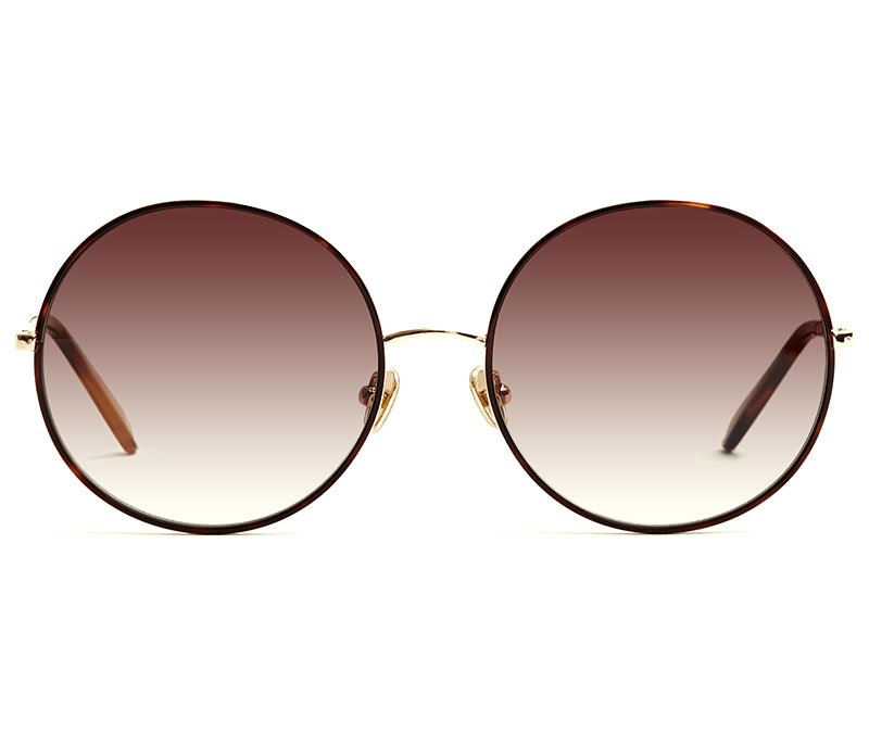 Alexis Amor Rio sunglasses in Mirror Gold Shiny Havana