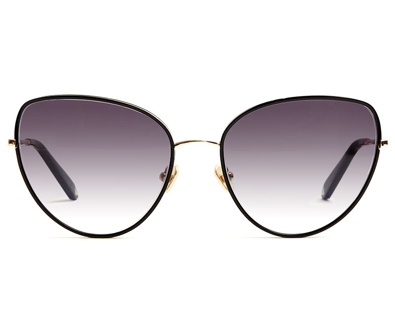 Alexis Amor Rita X sunglasses in Mirror Gold Gloss Black