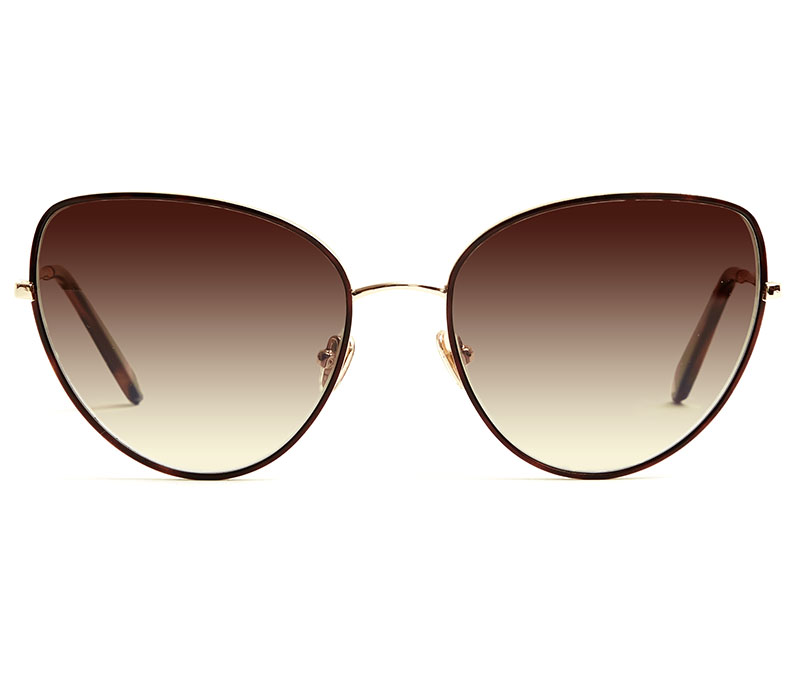 Alexis Amor Rita X sunglasses in Mirror Gold Shiny Havana
