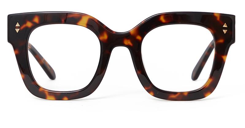 Alexis Amor Ruby frames in Medium Dark Tortoise