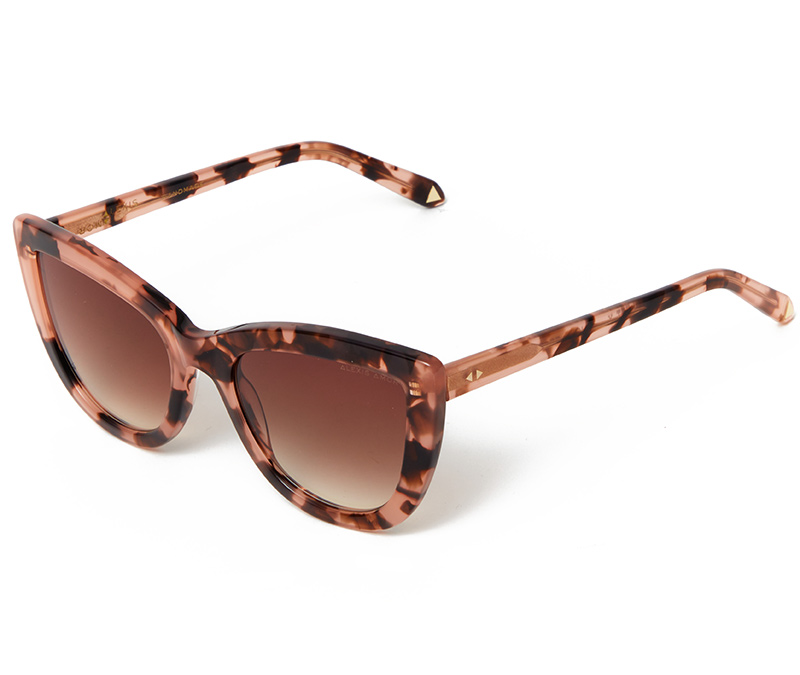 Alexis Amor Scarlett X sunglasses in Rose Havana Quartz