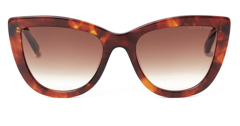 Alexis Amor Scarlett X sunglasses in Super Luxe Havana