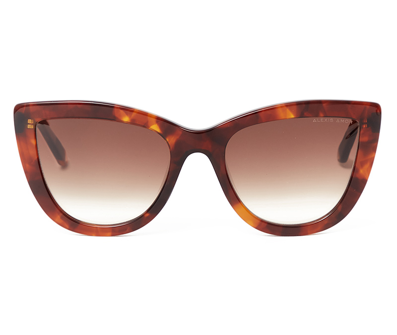 Alexis Amor Scarlett X sunglasses in Super Luxe Havana