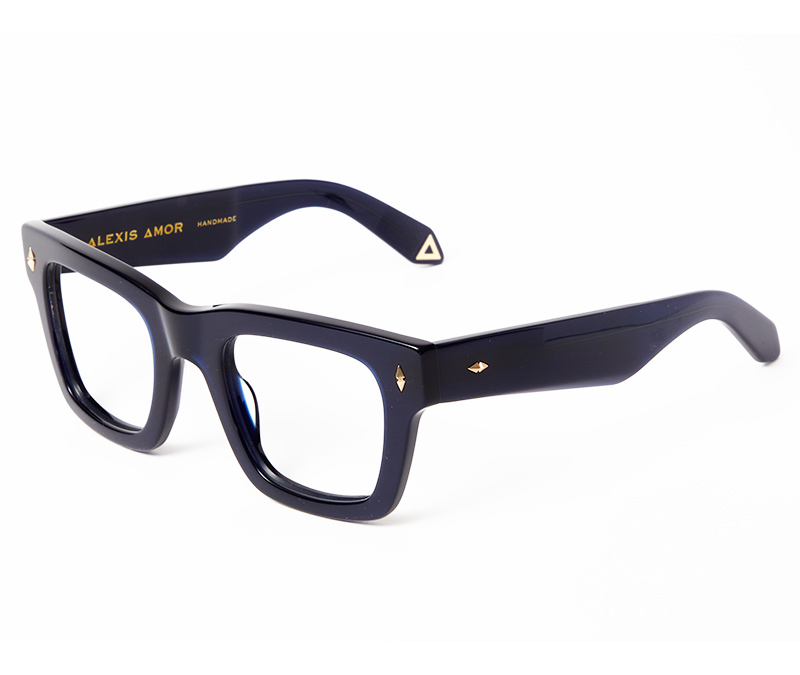 Alexis Amor Shelby frames in Deepest Cobalt