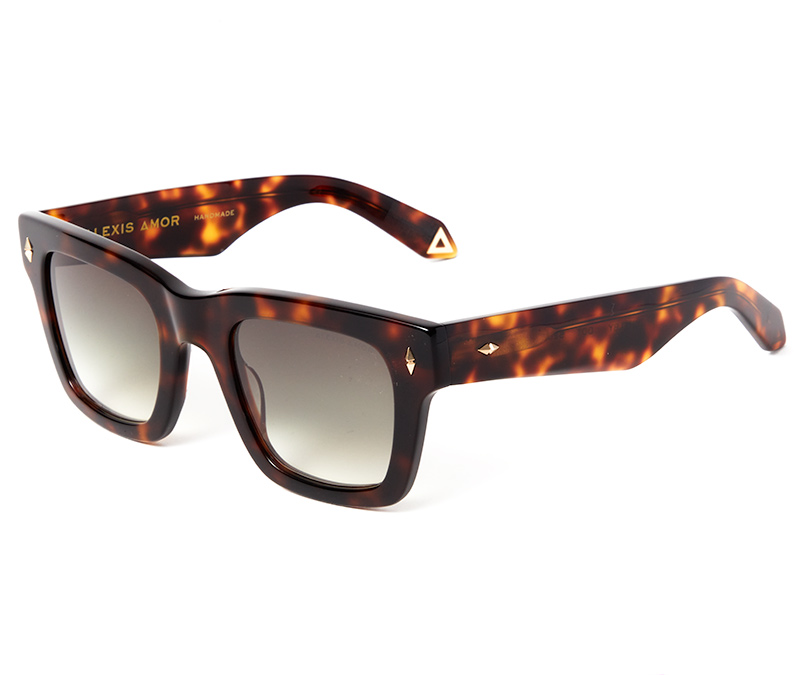 Alexis Amor Shelby sunglasses in Deep Dark Tortoise