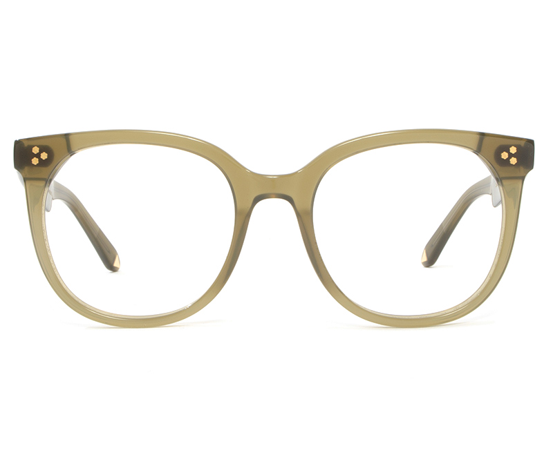 Alexis Amor Sissy frames in Opaque Olive Glow 
