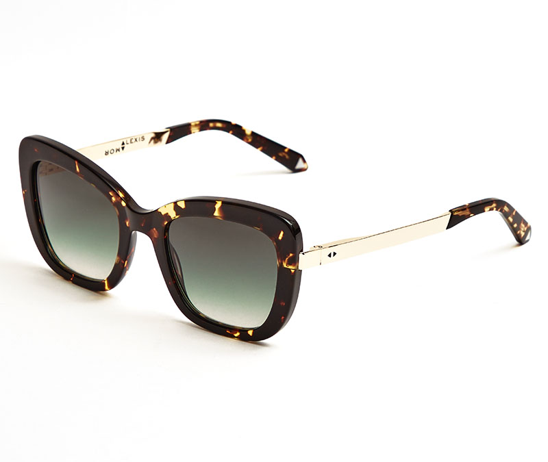 Alexis Amor Suki sunglasses in Amber Fleck