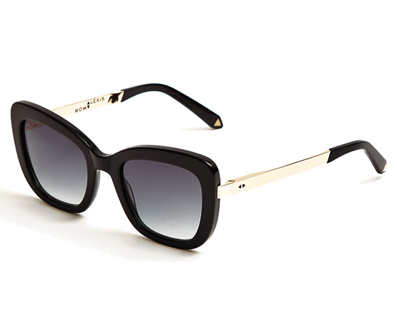 Alexis Amor Suki sunglasses in Gloss Piano Black