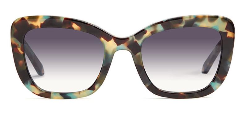 Alexis Amor Suki frames in Turquoise Tortoise