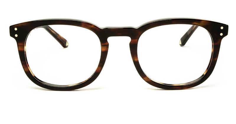 Alexis Amor Syd frames in Caramel Havana Stripe