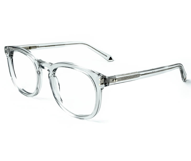 Alexis Amor Syd frames in Light Grey Crystal