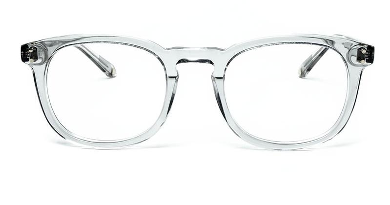 Alexis Amor Syd frames in Light Grey Crystal