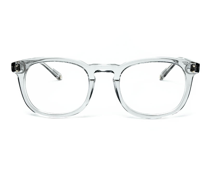 Alexis Amor Syd frames in Light Grey Crystal