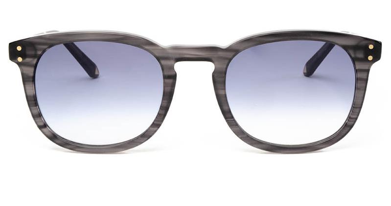 Alexis Amor Syd sunglasses in Matte Grey Stripe