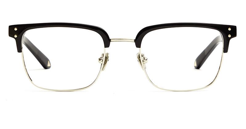 Alexis Amor Teddy frames in Mirror Silver Gloss Black