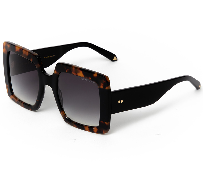 Alexis Amor The Kat sunglasses in Havana Black Stripe 