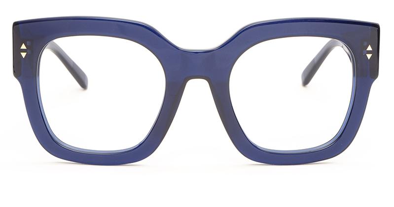 Alexis Amor The Rae frames in Deepest Cobalt Blue