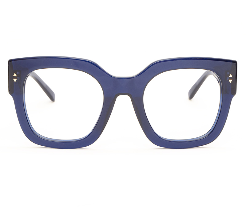 Alexis Amor The Rae frames in Deepest Cobalt Blue