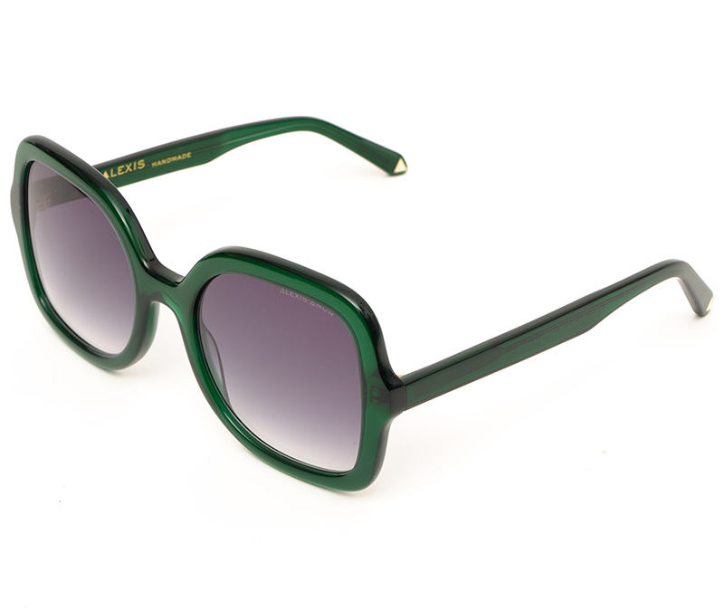 Alexis Amor The Rae II sunglasses in Deepest Darkest Emerald