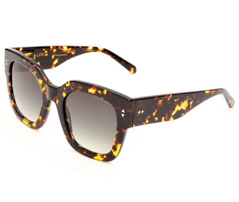 Alexis Amor The Rae sunglasses in Amber Fleck